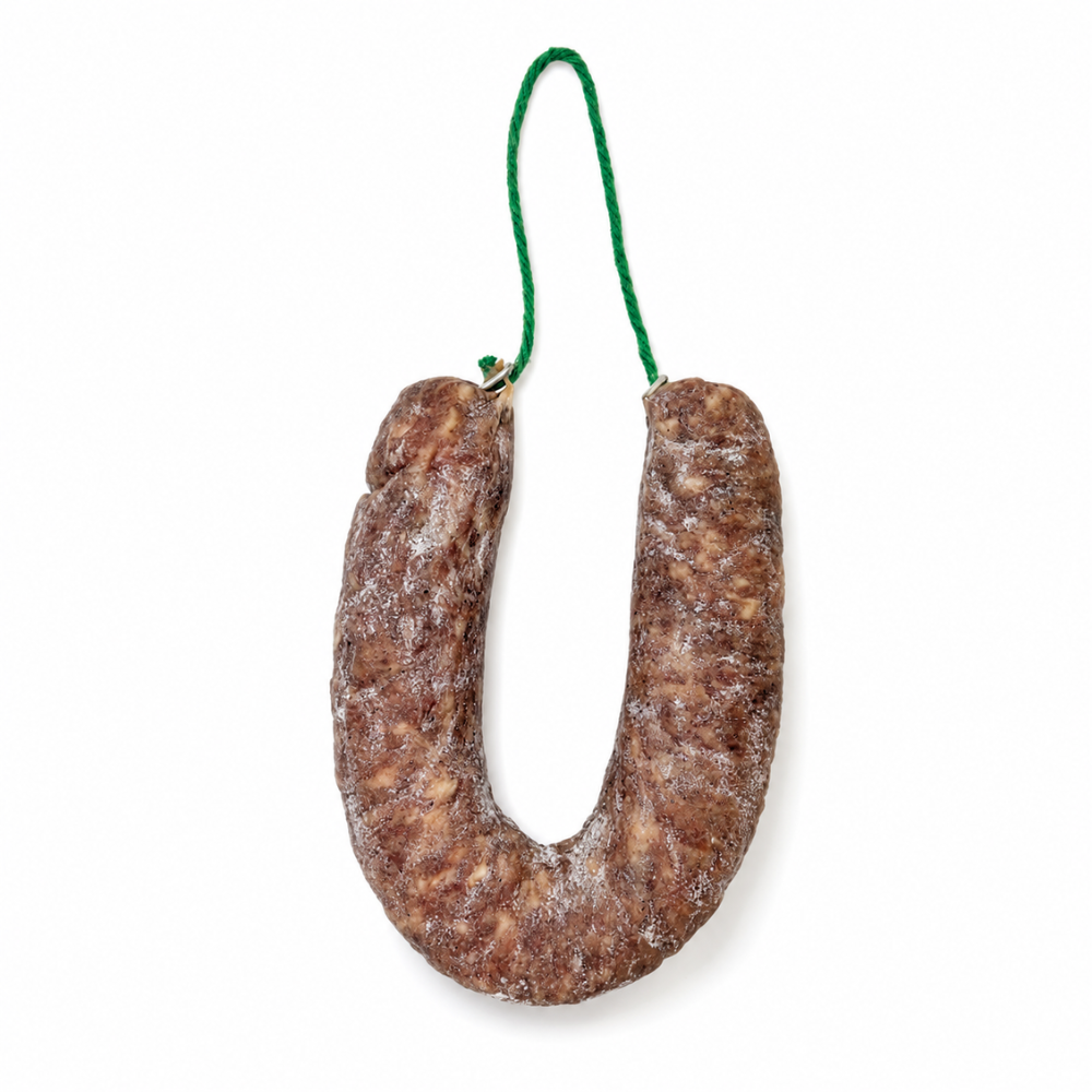 Chorizo blanco de herradura 350-400 gr.