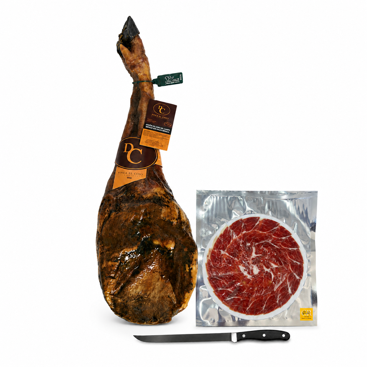 Paleta de cebo de campo 50% ibérica cortada a cuchillo