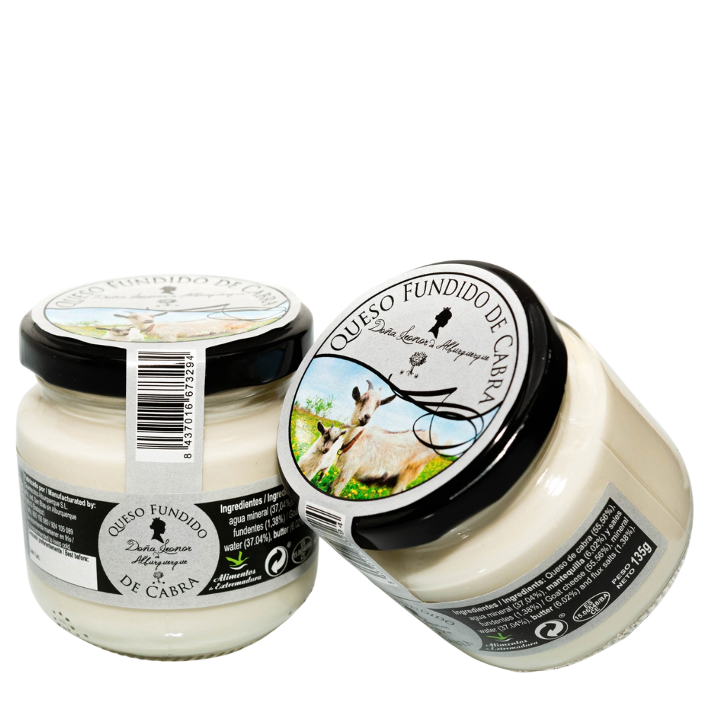 Crema de Queso Fundido de Cabra al Natural 135 gr.
