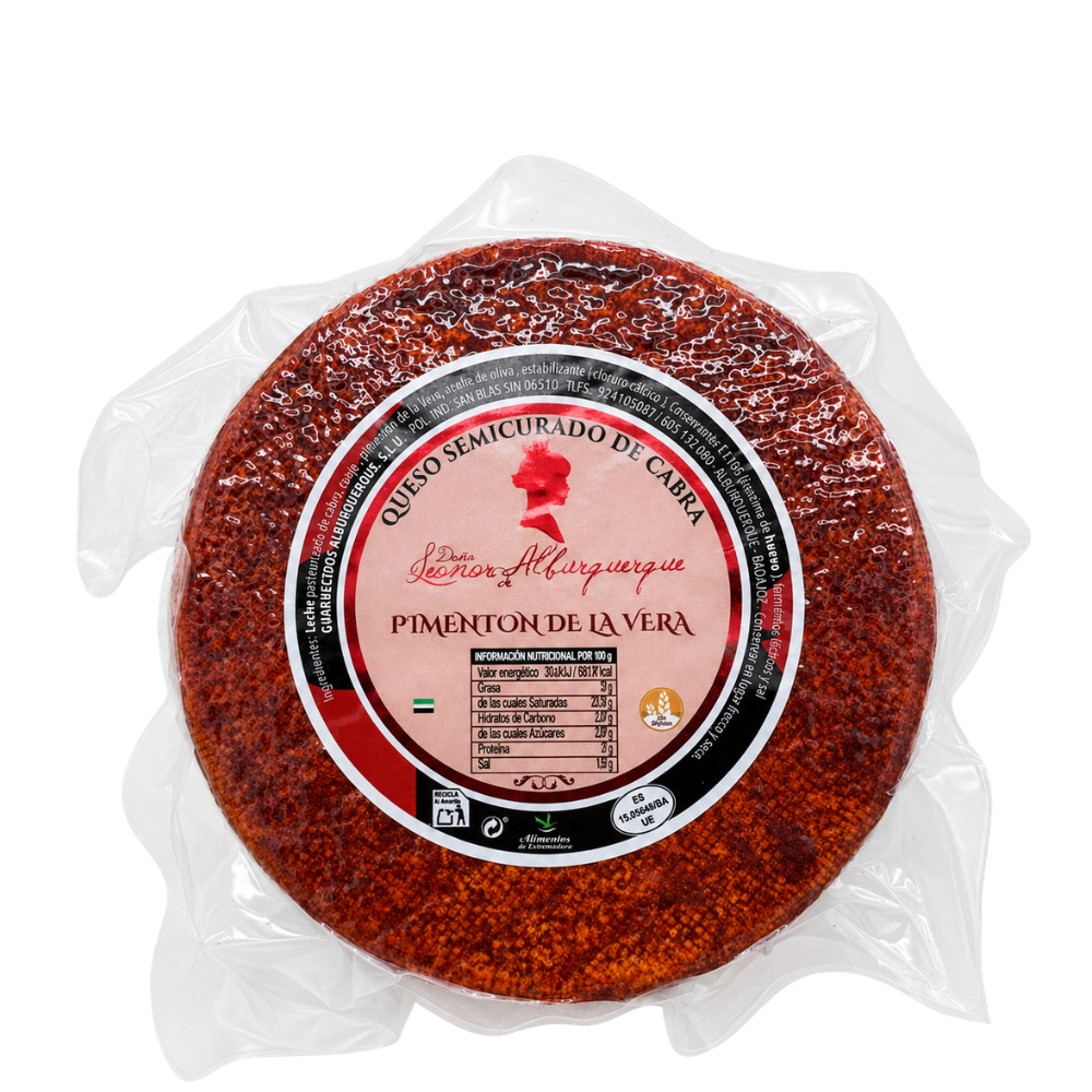 Queso de cabra con Pimentón de la Vera